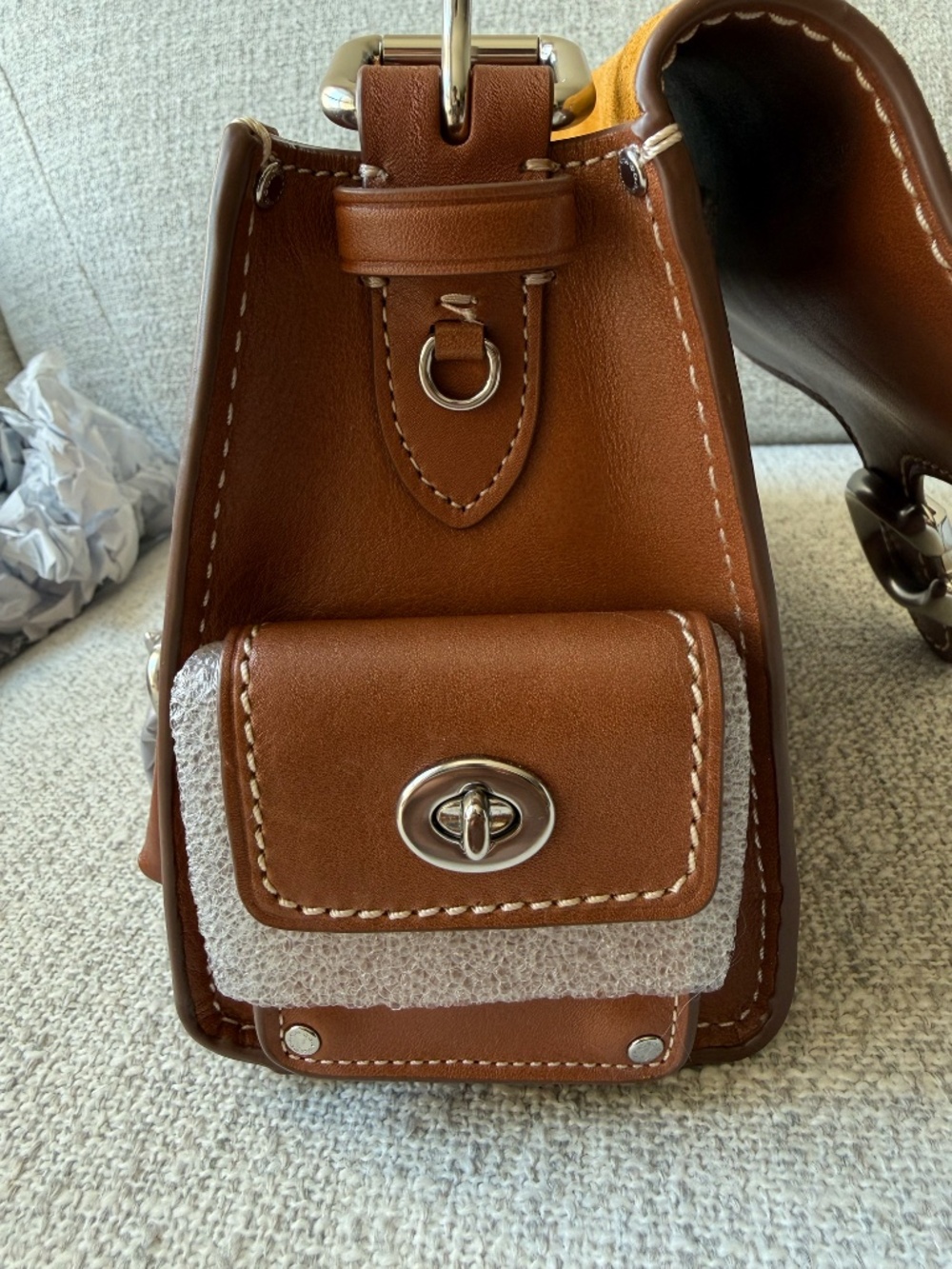 Coach Western Tabby Burnished Amber - Picture 8 of 9